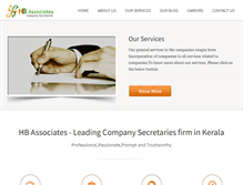 Tablet Screenshot of hb-associates.com